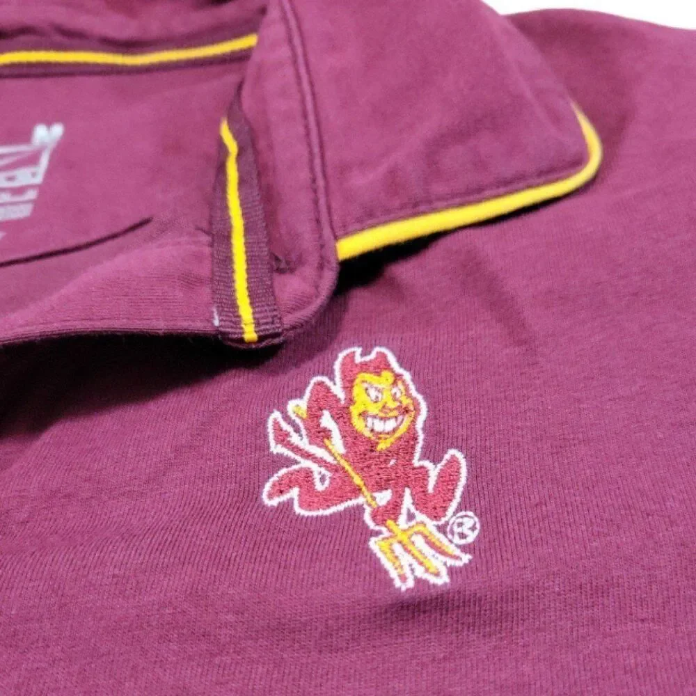 Nike Top Size Medium Nike Team NCAA Arizona State University ASU Sun Devils Polo